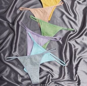 SHEIN 7 piece cotton thong set